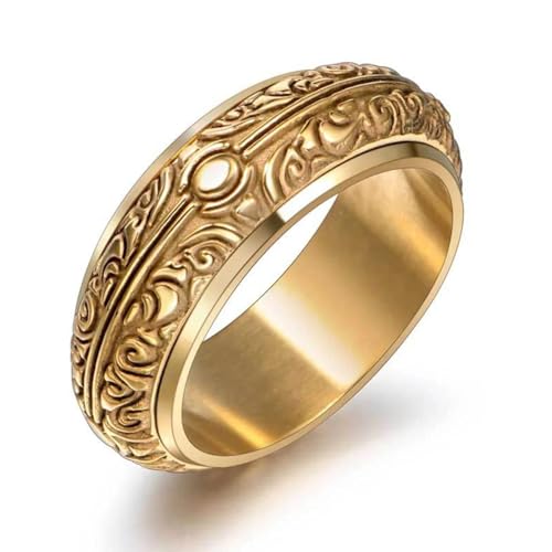 PARWANA Ring Ringe Damen Bijouterie Herren Frauen Herren- Und Damenringe Schmuck 13 Gold von PARWANA