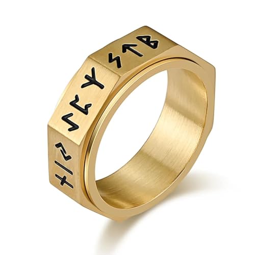 PARWANA Ring Ringe Damen Bijouterie Herren Frauen Herrenring Schmuckzubehör Ring 10 Gold von PARWANA