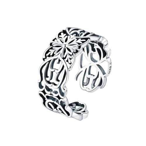 PARWANA Ring Ringe Damen Bijouterie Herren Frauen Offene Blumen-Fingerringe Für Damen von PARWANA