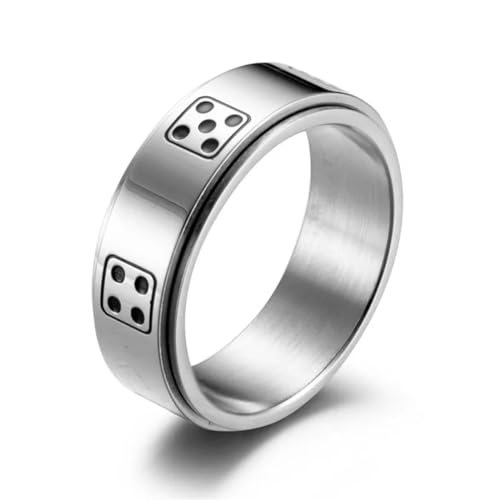 PARWANA Ring Ringe Damen Bijouterie Herren Frauen Punk-Ring Für Männer 8 18219 von PARWANA