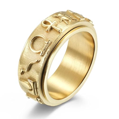 PARWANA Ring Ringe Damen Bijouterie Herren Frauen Ring Damen Herren Ring Schmuck 10 Gold von PARWANA