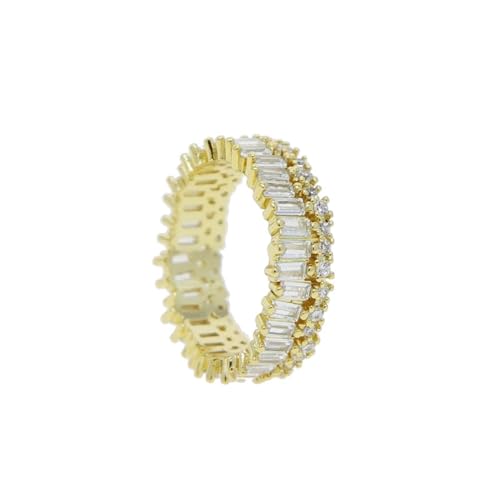 PARWANA Ring Ringe Damen Bijouterie Herren Frauen Ring Für Damen 7 Gold von PARWANA