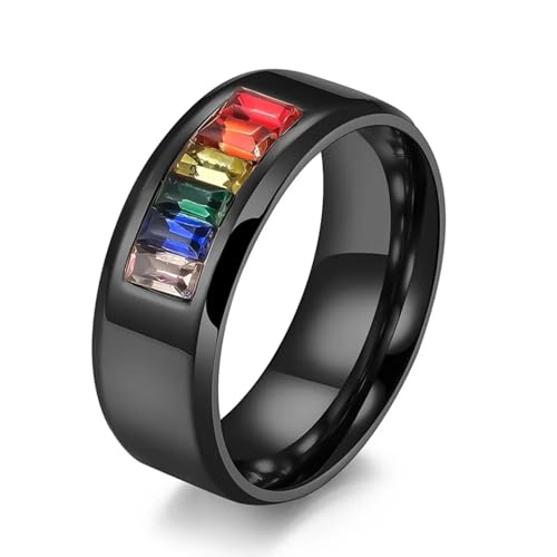 PARWANA Ring Ringe Damen Bijouterie Herren Frauen Ring Für Damen Herren Ring Schmuck Accessoires 11 Schwarz von PARWANA