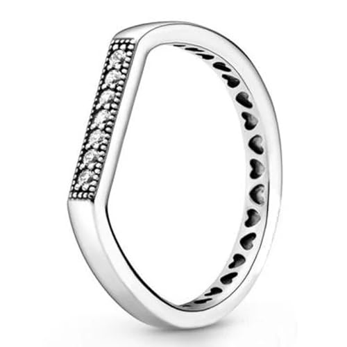 PARWANA Ring Ringe Damen Bijouterie Herren Frauen Ring Für Damen Schmuckzubehör 8 C von PARWANA