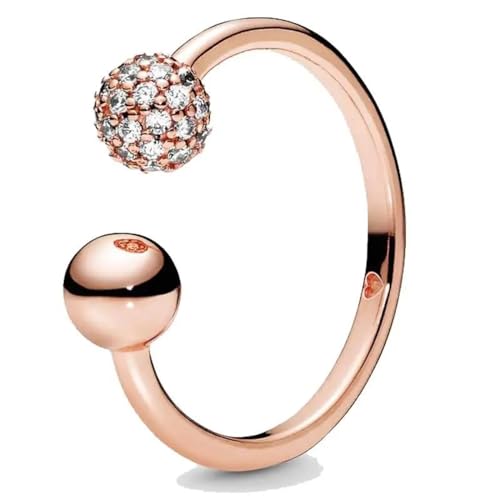 PARWANA Ring Ringe Damen Bijouterie Herren Frauen Ring Für Damenschmuck 9 A von PARWANA