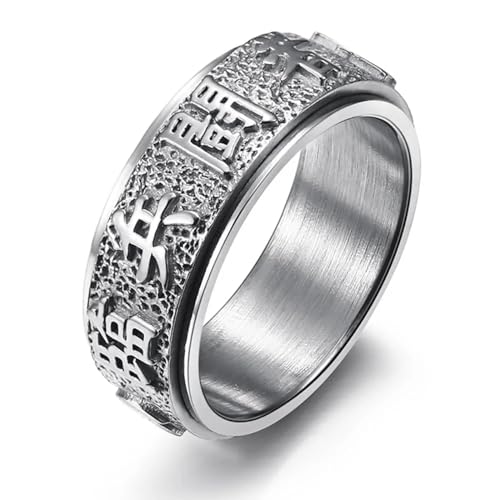 PARWANA Ring Ringe Damen Bijouterie Herren Frauen Ring Für Männer Und Frauen Schmuck 8 Silber von PARWANA