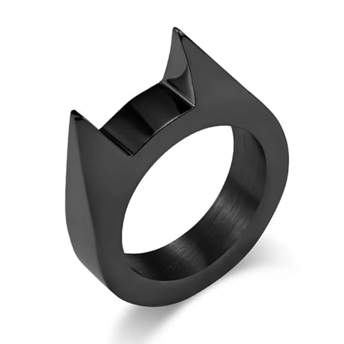 PARWANA Ring Ringe Damen Bijouterie Herren Frauen Ring Herren- Und Damenschmuck 12 Schwarz von PARWANA