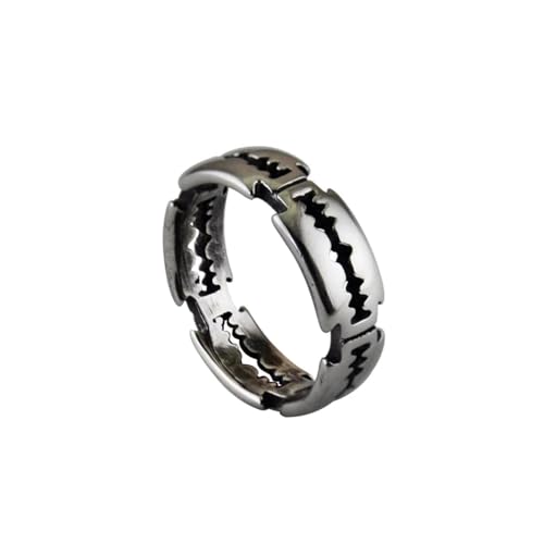 PARWANA Ring Ringe Damen Bijouterie Herren Frauen Ring Herrenring Damenschmuck 8 Schwarz von PARWANA