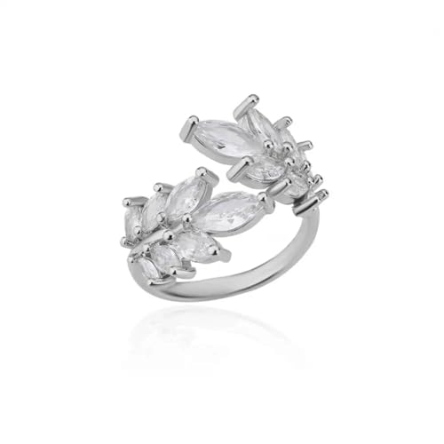 PARWANA Ring Ringe Damen Bijouterie Herren Frauen Ringe Für Damen, Verstellbar, Größenverstellbar, Jz4459P von PARWANA