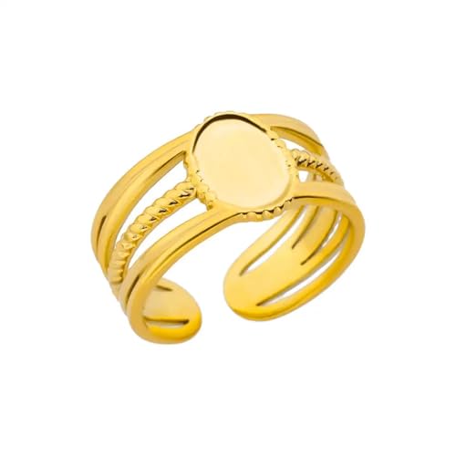 PARWANA Ring Ringe Damen Bijouterie Herren Frauen Ringe Für Damen, Verstellbar, Größenverstellbar, Jz5621G von PARWANA