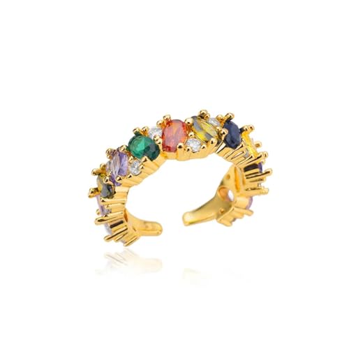 PARWANA Ring Ringe Damen Bijouterie Herren Frauen Ringe Für Damen, Verstellbarer Fingerring von PARWANA