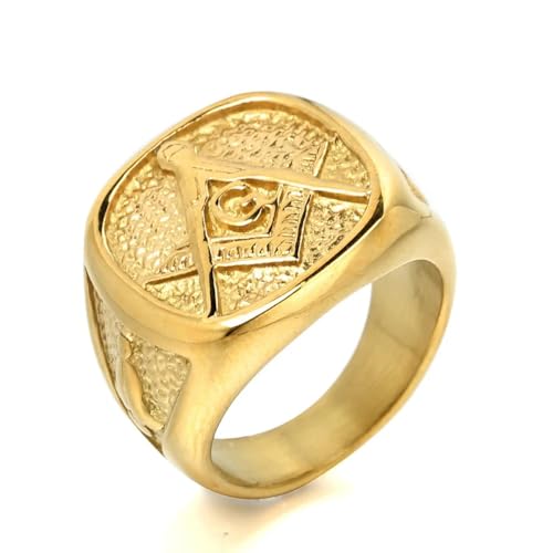 PARWANA Ring Ringe Damen Bijouterie Herren Frauen Schmuckring Herrenschmuck 11 Gold von PARWANA