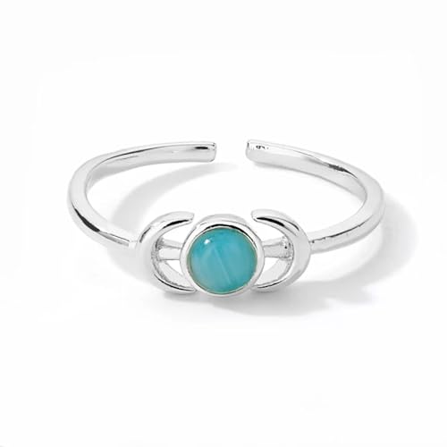 PARWANA Ring Ringe Damen Bijouterie Herren Ring Für Damen Mädchen Ringe Schmuck 7 Versilbert von PARWANA