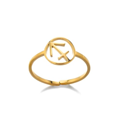 PARWANA Ring Ringe Damen Bijouterie Herren Ringe Für Damen, Verstellbarer Ring, Schmuck, Schütze von PARWANA