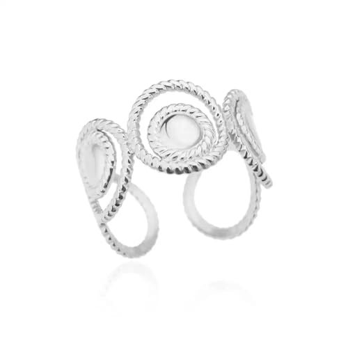 PARWANA Ring Ringe Damen Bijouterie Herren Ringe Für Damen Und Herren, Verstellbarer Ringschmuck, Größenverstellbar Jz3964P von PARWANA