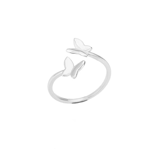 PARWANA Ring Ringe Damen Bijouterie Herren Verstellbare Ringe Für Damen, Ringschmuck, Größenverstellbar, Versilbert von PARWANA