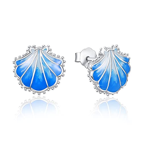 PARYFO Muschel Ohrstecker Zarte Muschel Modische Ohrringe Hypoallergene Maritimer Strand Schmuck Ohrstecker Damen Modeschmuck für Frauen und Mädchen von PARYFO