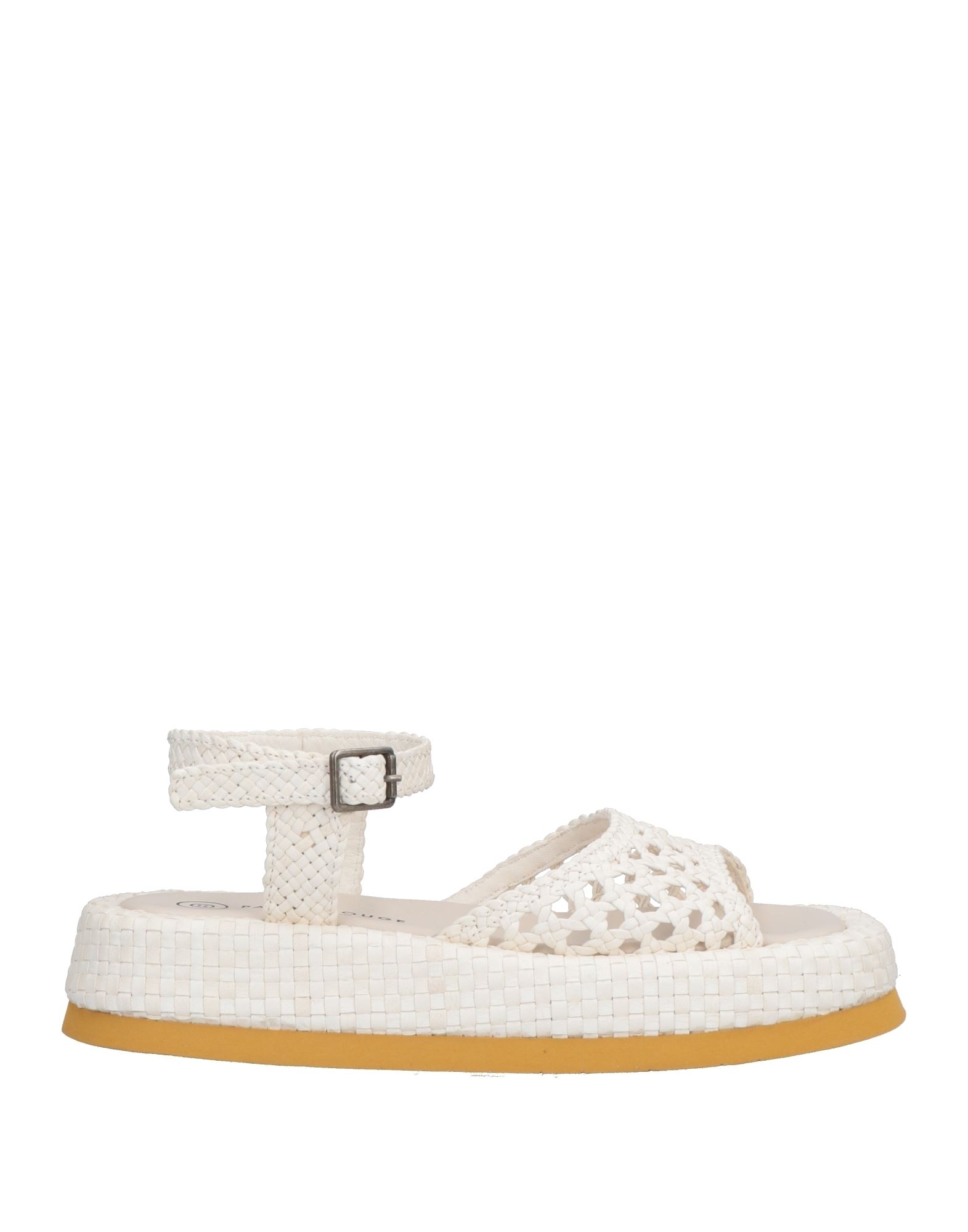 PAS DE ROUGE Sandale Damen Off white von PAS DE ROUGE