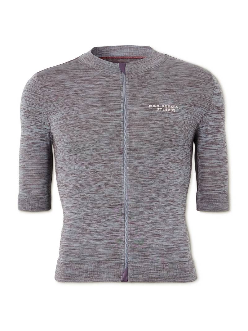 PAS NORMAL STUDIOS - Escapism Logo-Print Cycling Jersey - Men - Blue - XS von PAS NORMAL STUDIOS