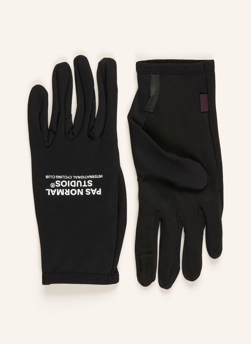 Pas Normal Studios Fahrradhandschuhe Logo Transition Mit Touchscreen-Funktion schwarz von PAS NORMAL STUDIOS