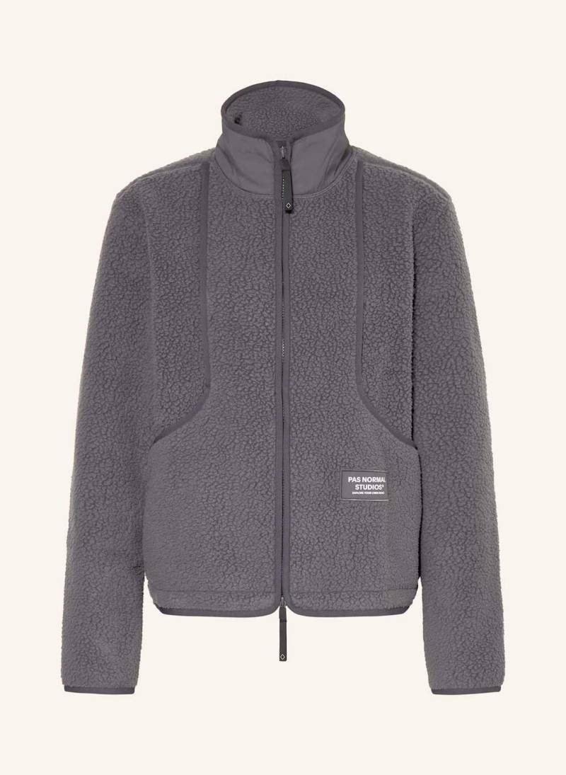 Pas Normal Studios Fleecejacke Off-Race blau von PAS NORMAL STUDIOS