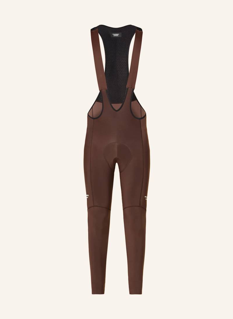 Pas Normal Studios Radhose Essential Thermal Mit Trägern Und Gepolstertem Einsatz braun von PAS NORMAL STUDIOS