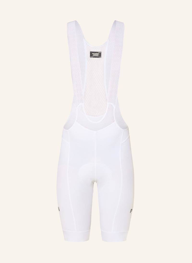 Pas Normal Studios Radhose Mechanism Bibs Mit Trägern Und Gepolstertem Einsatz weiss von PAS NORMAL STUDIOS
