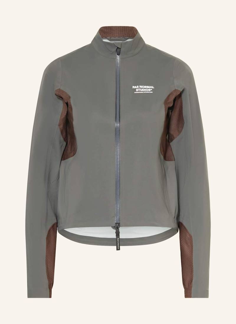 Pas Normal Studios Radjacke Mechanism Shell grau von PAS NORMAL STUDIOS