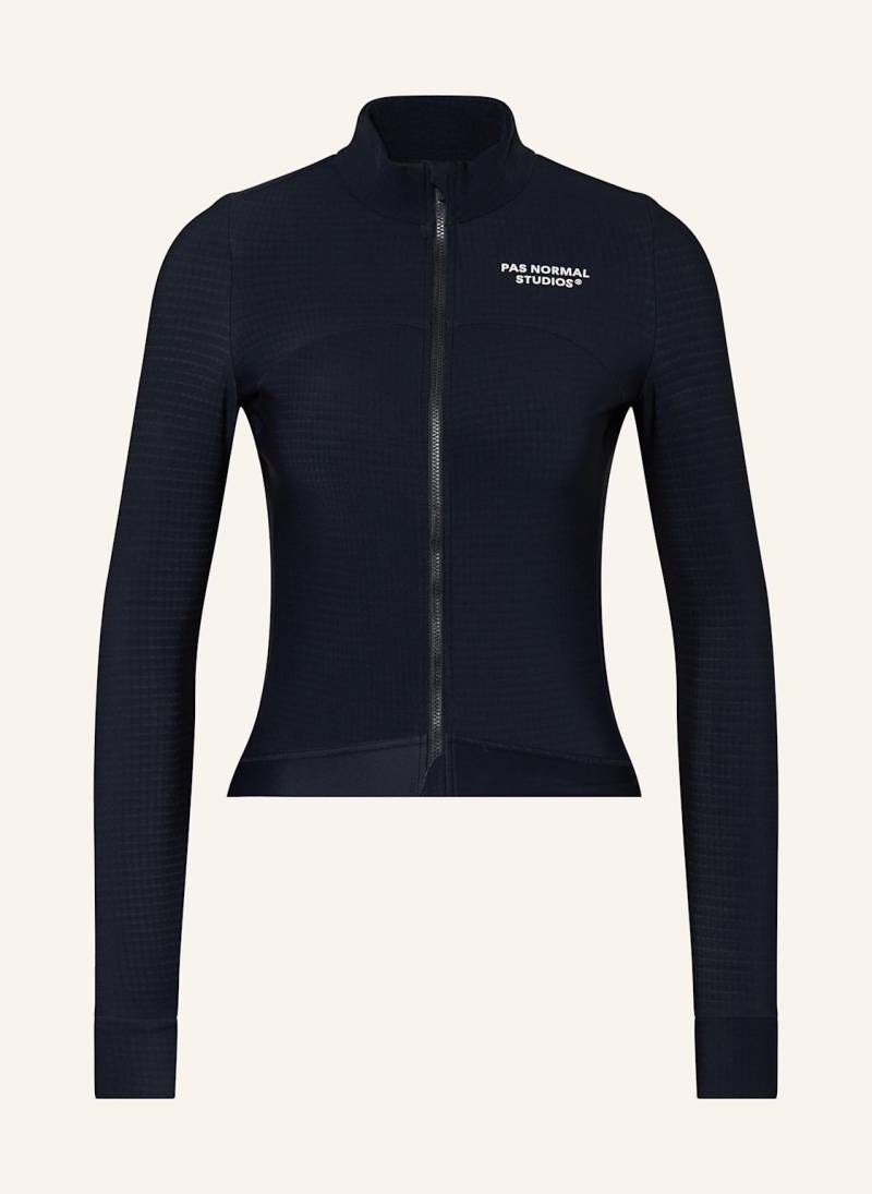 Pas Normal Studios Radtrikot Essential Long Sleeve Jersey blau von PAS NORMAL STUDIOS