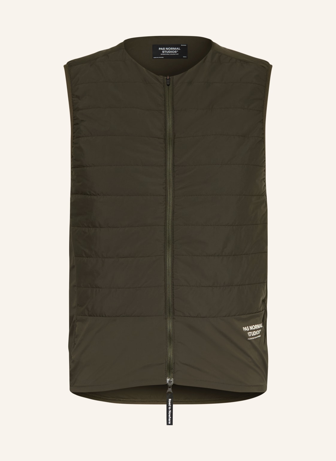 Pas Normal Studios Steppweste Balance Insulated gruen von PAS NORMAL STUDIOS