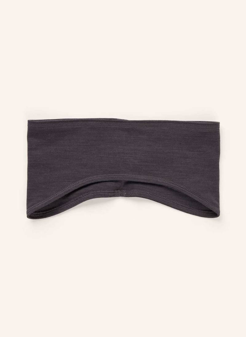 Pas Normal Studios Stirnband Logo Merino grau von PAS NORMAL STUDIOS