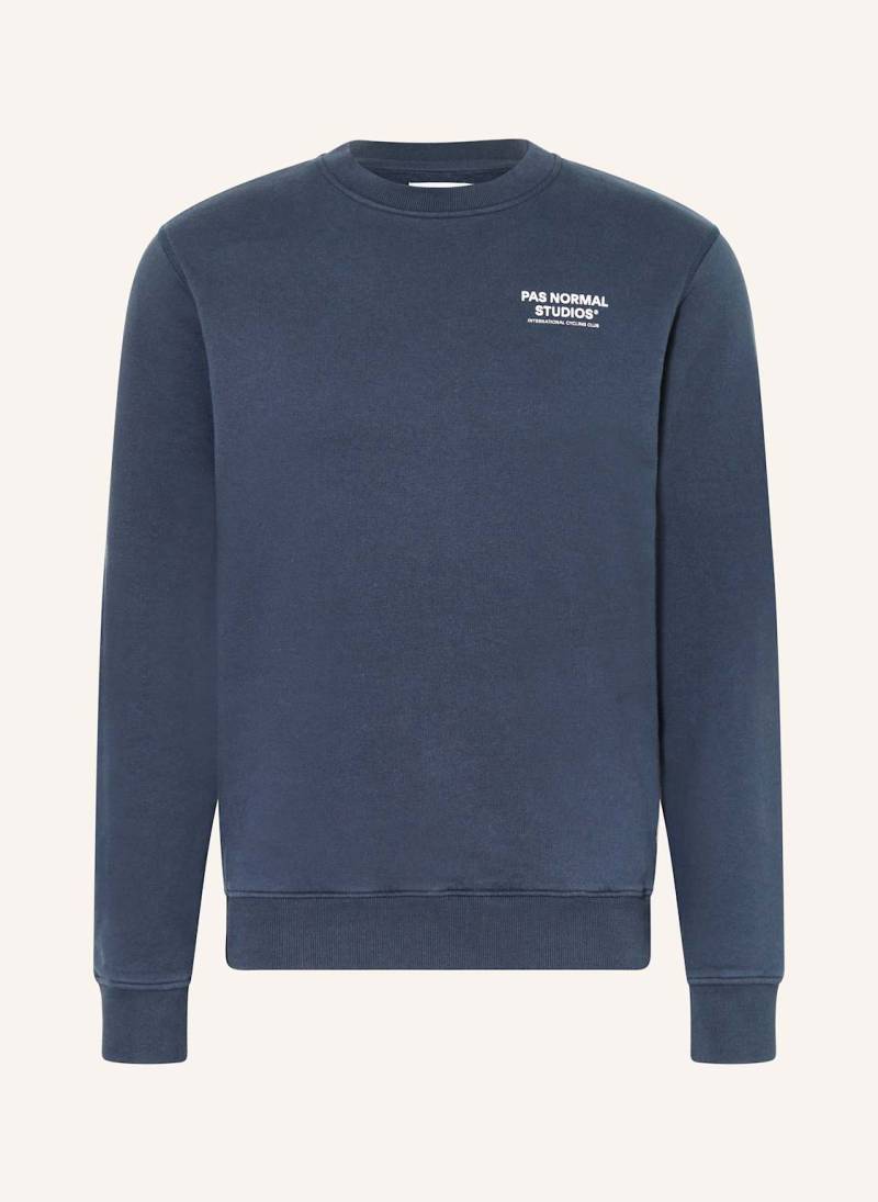 Pas Normal Studios Sweatshirt Off-Race blau von PAS NORMAL STUDIOS