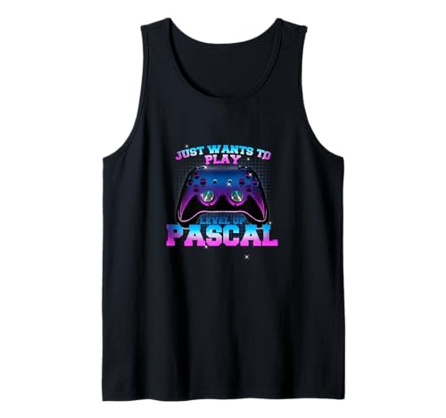 Herren PASCAL - LEVEL UP mit Controller: WILL NUR SPIELEN Tank Top Herren PASCAL - LEVEL UP mit Controller: WILL NUR SPIELEN Tank Top von PASCAL Sohn Enkel Geburtstag Geschenkideen