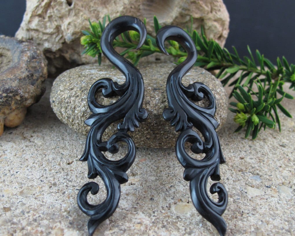 2G | 6 Mm Piercing, Echtes Büffel Horn, L4054 von PASIRPUTIH