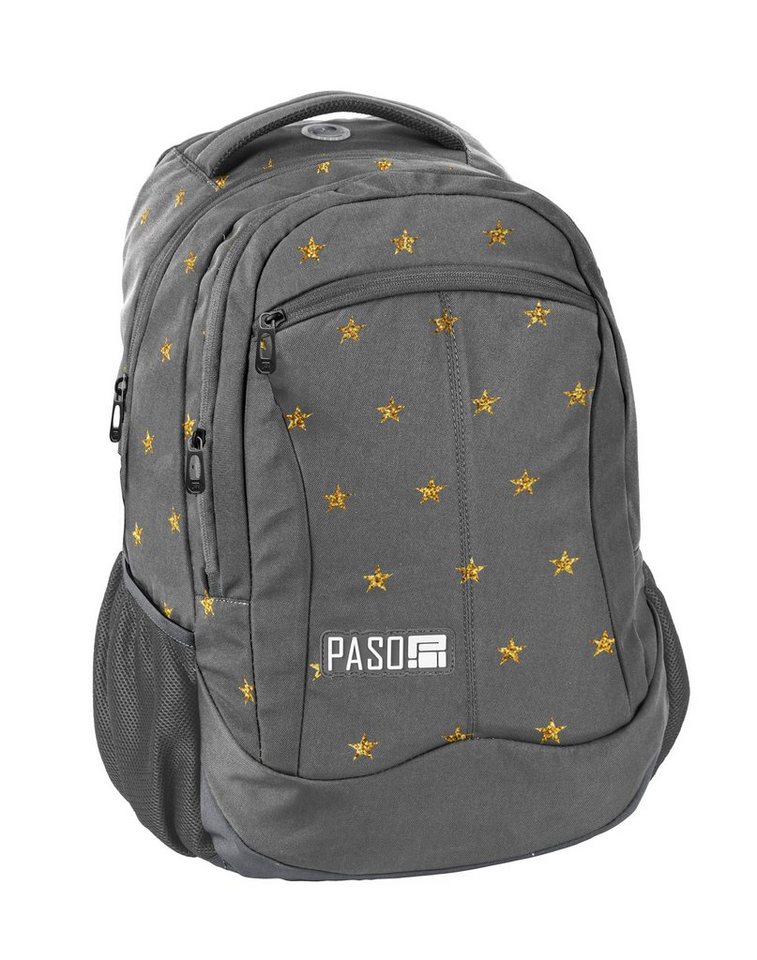 PASO Rucksack Schulrucksack mit Sternen von PASO
