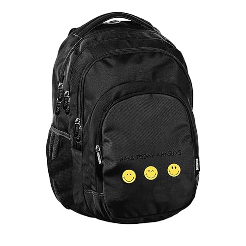 PASO SM23LB-713, Turnbeutel SMILEY BeUniq, Black PASO SM23LB-713, Turnbeutel SMILEY BeUniq, Black von PASO