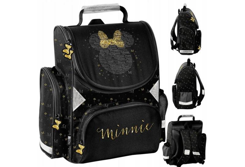 PASO Schulranzen Leichter ergonomischer Tornister Minnie Maus mit Reflexstreifen von PASO