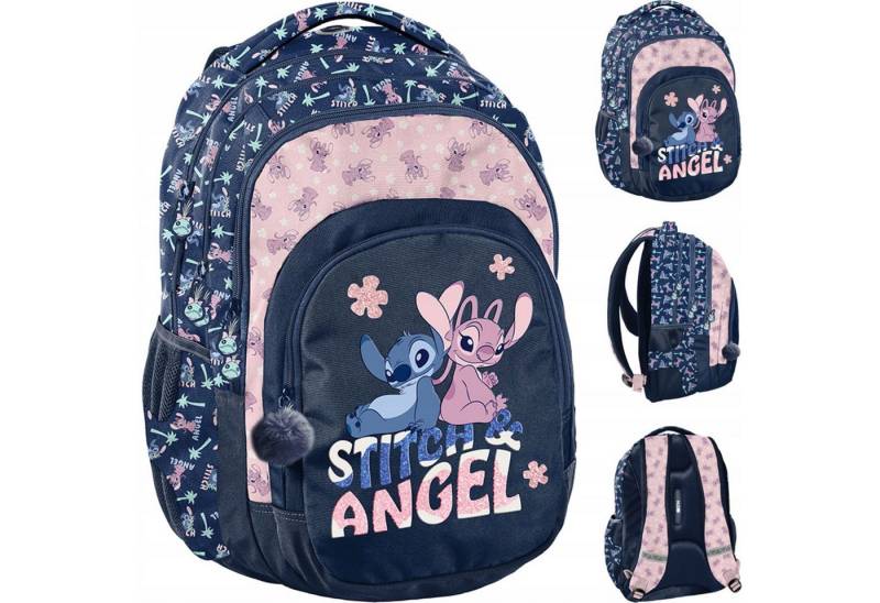 PASO Schulranzen Schulranzen Rucksack Mädchen Stitch & Angel Lilo Kinder Paso von PASO