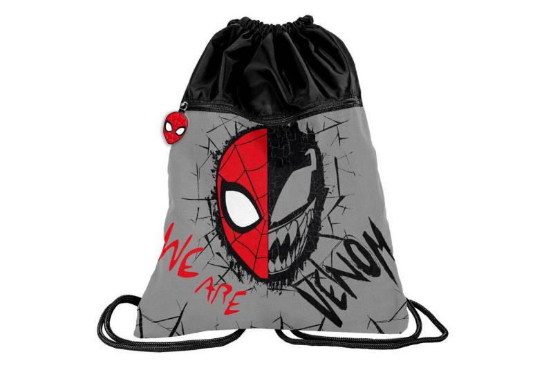 PASO Turnbeutel Premium Kinder Turnbeutel / Sportbeutel / Rucksack 43x34 cm (Motiv SPIDERMAN I) von PASO