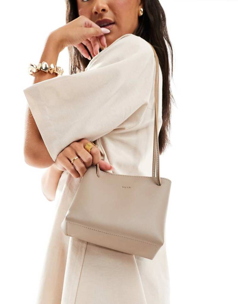 PASQ - Eckige Schultertasche in Taupe-Brown von PASQ Extras Limited – FOB - USD