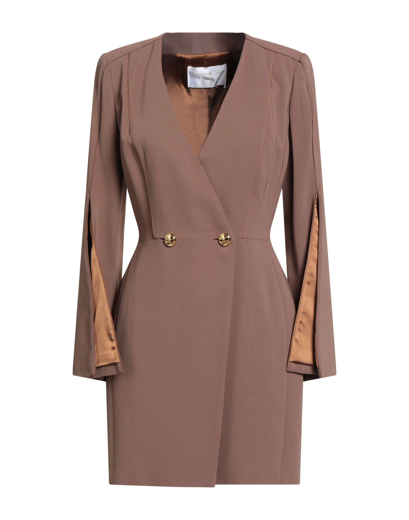 PASSEPARTOUT DRESS by ELISABETTA FRANCHI Mini-kleid Damen Hellbraun PASSEPARTOUT DRESS by ELISABETTA FRANCHI Mini-kleid Damen Hellbraun von PASSEPARTOUT DRESS by ELISABETTA FRANCHI