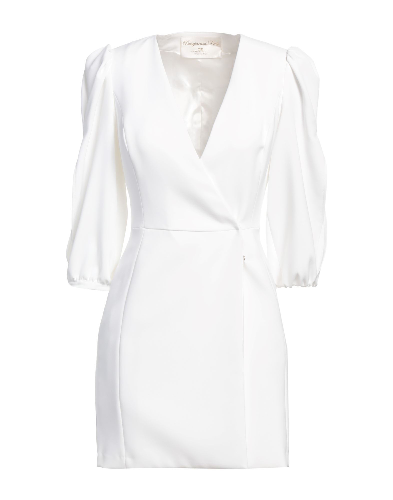 PASSEPARTOUT DRESS by ELISABETTA FRANCHI Mini-kleid Damen Weiß PASSEPARTOUT DRESS by ELISABETTA FRANCHI Mini-kleid Damen Weiß von PASSEPARTOUT DRESS by ELISABETTA FRANCHI