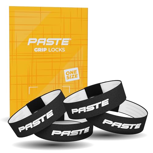 PASTE ® Schnürsenkel Fixierband für Kinder – Kein Verrutschen dank Silikonstreifen – Reißfest & elastisch – Fixierbänder für Fußballschuhe – 4er Set in Einheitsgröße – Schnürsenkel Halter von PASTE