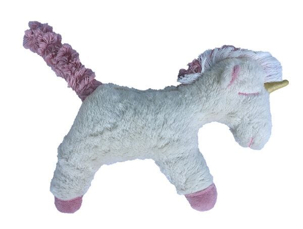 Pat und Patty Kuscheltier Greifling mit Rassel "Einhorn" , 100 % Baumwolle-kbA von Pat und Patty