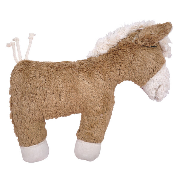 PAT & PATTY Kuscheltier Greifling mit Rassel "Pferd" , 100 % Baumwolle-kbA von PAT & PATTY