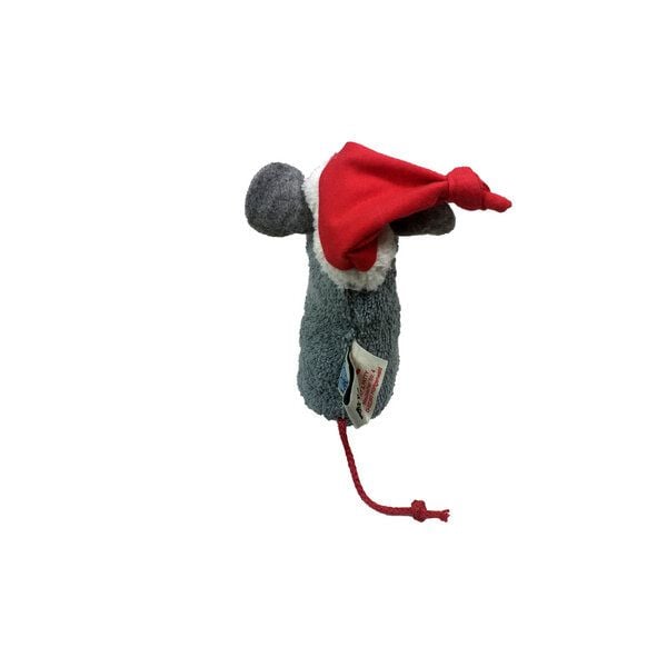 Pat und Patty Kuscheltier Greifling mit Rassel "Weihnachtsmaus" , 100 % Baumwolle-kbA von Pat und Patty