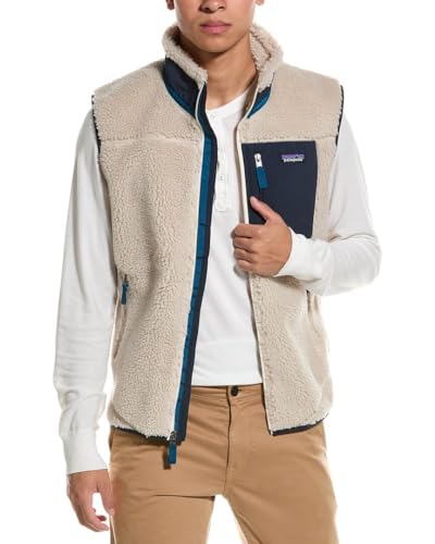 PATAGONIA Herren M's Classic Retro-X Vest Anzugweste, Natural, S von PATAGONIA