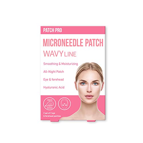 PATCH PRO MICRO NEEDLE PATCH WAVY LINE 6 stk., Anti-Falten patch bei Stirnfalten, Zornefalten, Augenfalten, Sorgenfalten und Traurigkeitsfalten von PATCH PRO