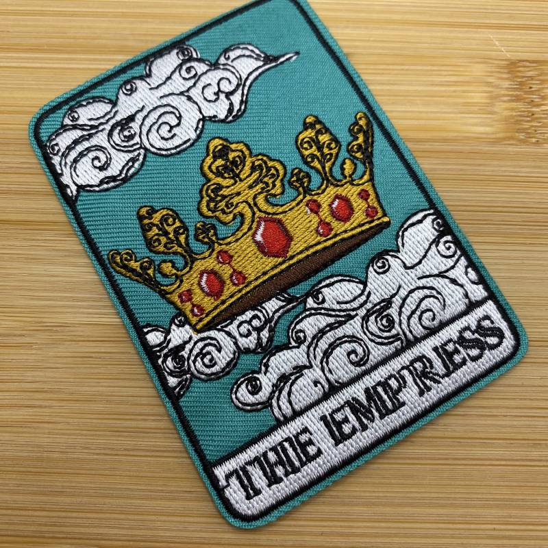 Eckiges Tarot Karten Patch Zum Aufbügeln - The Empress 9 X 6, 5cm Kunst Magie Mystik Zukunft Glaube Pagan Der Herrscher Vorhersage Eckiges Tarot Karten Patch Zum Aufbügeln - The Empress 9 X 6, 5cm Kunst Magie Mystik Zukunft Glaube Pagan Der Herrscher Vorhersage von PATCHERIA