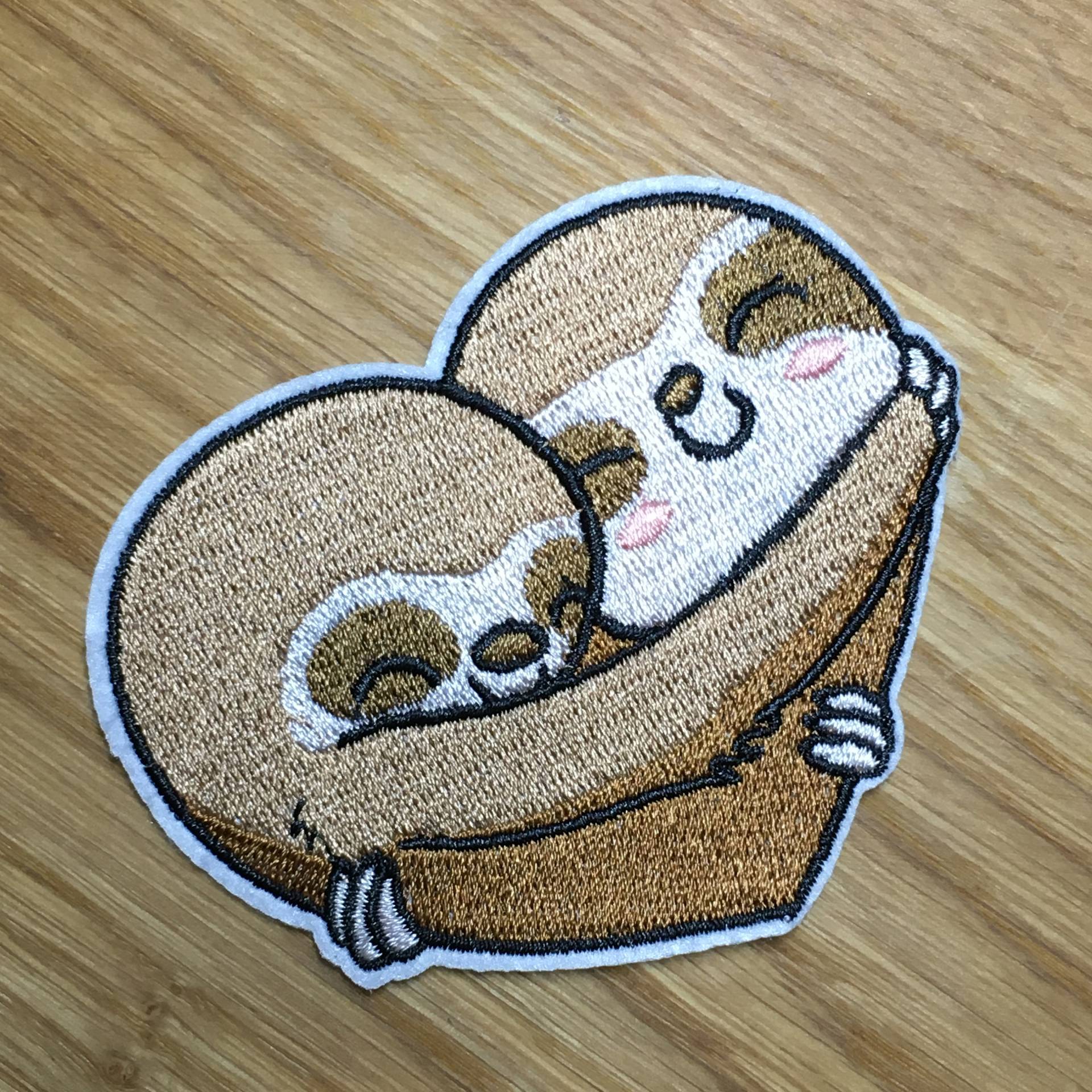 Faultier Liebe Patch - Ca. 8cm X 6, 5cm Herz Zum Aufbügeln Wildnis Natur Backpacking Umarmung Langsam Entspannung Pärchen Paar Faultier Liebe Patch - Ca. 8cm X 6, 5cm Herz Zum Aufbügeln Wildnis Natur Backpacking Umarmung Langsam Entspannung Pärchen Paar von PATCHERIA